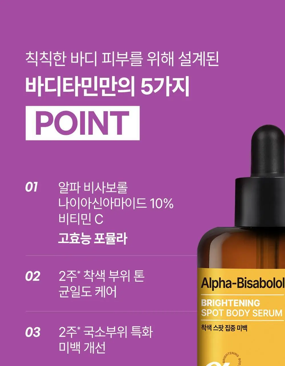 [NEW] 비욘드 바디타민 알파 브라이트닝 스팟 바디 세럼 80ml 상세페이지 16